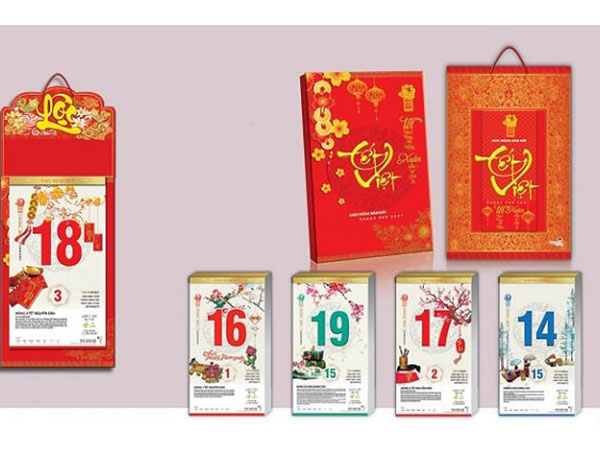 In lịch tết